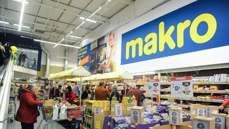 Inside a Makro wholesale store